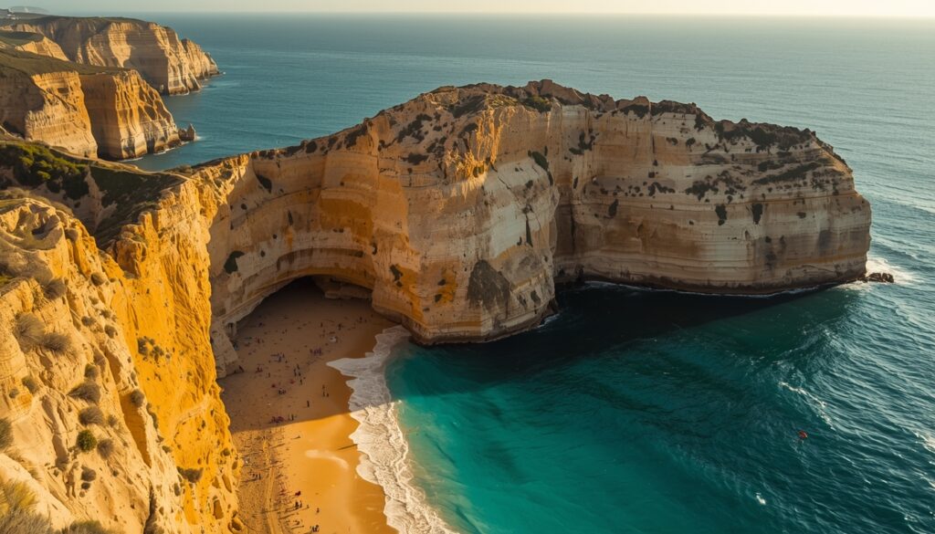 Praia do Algarve em setembro — melhor época para o sul de Portugal em 2026