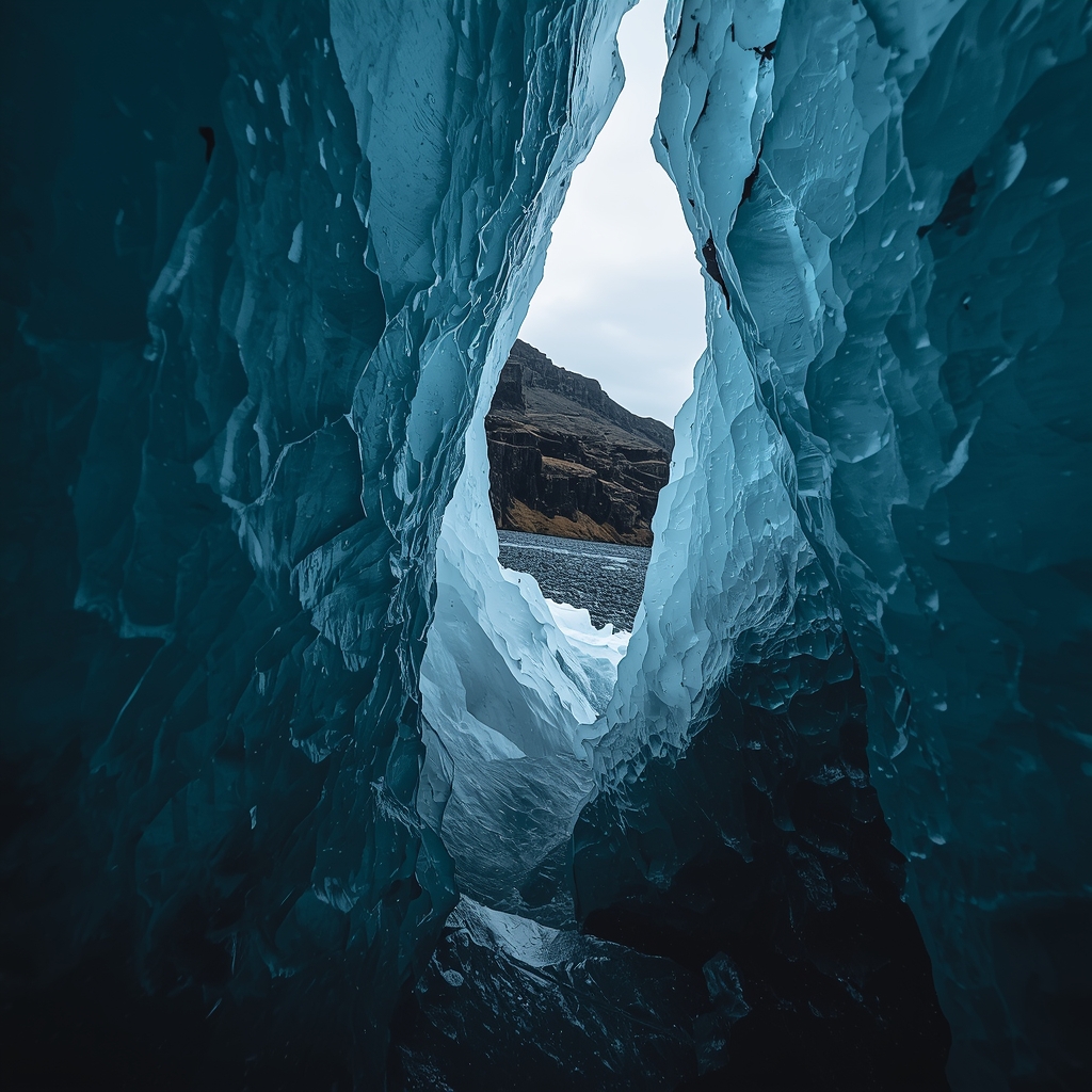 Destinos de Séries para Visitar em 2026: O Guia do Set-jetting Cavernas de gelo na Islândia, destino de série para quem busca aventura em 2026.