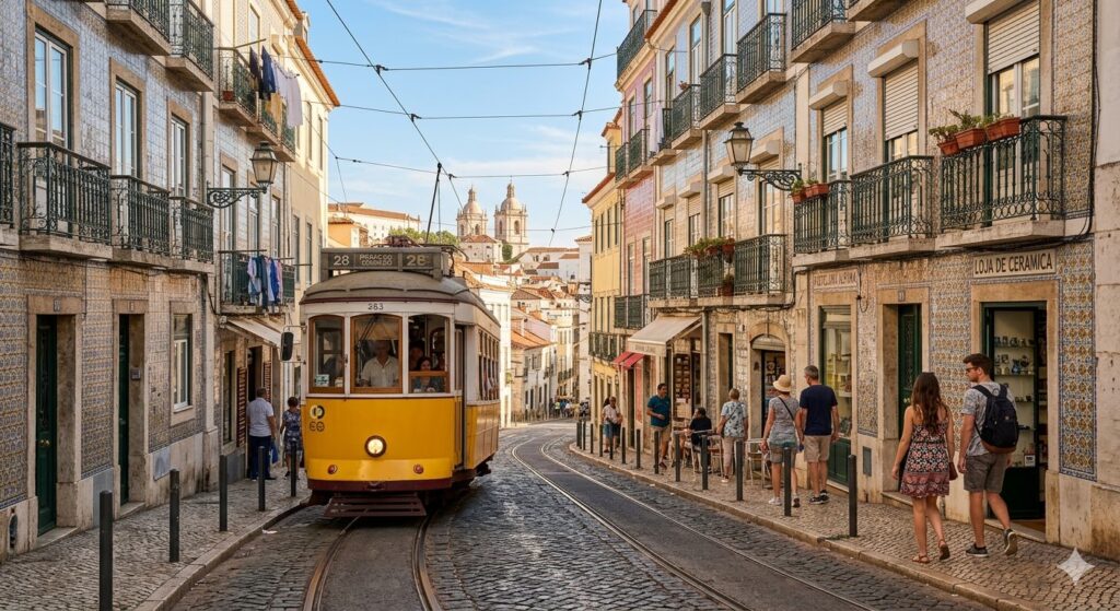 Vista de Lisboa Portugal — quanto custa viajar para Portugal em 2026