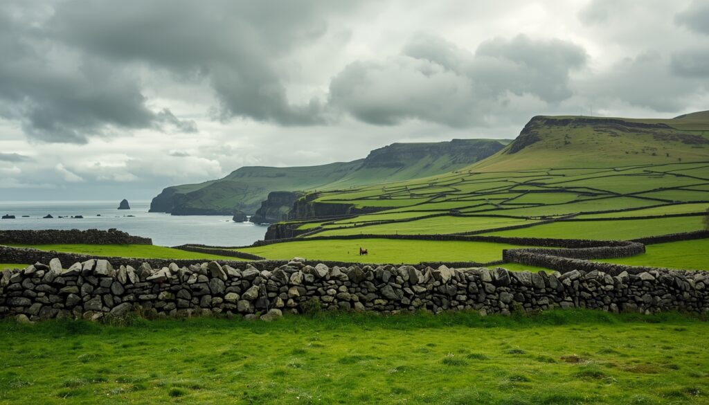 Paisagem verde da Irlanda — qualidade de vida para brasileiros que moram na Irlanda em 2026