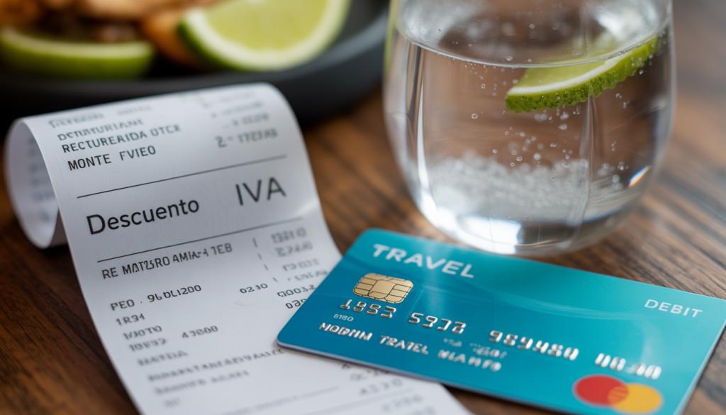 🇺🇾 Viagem para o Uruguai: O Guia Completo para 2026 (Custos, Roteiros e Dicas) Comprovante de pagamento com desconto de IVA no Uruguai para brasileiros.