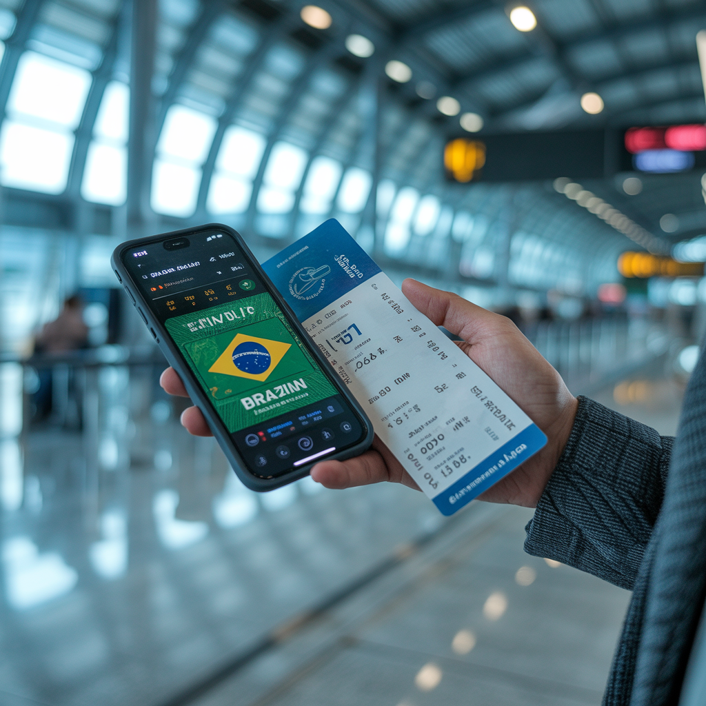 ✈️ Precisa de Passaporte para Viajar Dentro do Brasil? Guia Definitivo 2026 precisa de passaporte para viajar dentro do brasil Viajante brasileiro realizando embarque doméstico através de reconhecimento facial em um aeroporto moderno.