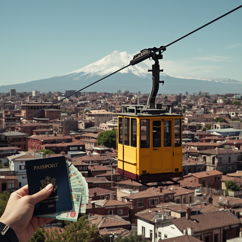 🌎 Lugares Baratos para Viajar na América do Sul em 2026: 10 Destinos Onde o Real Rende Mais Teleférico de La Paz ilustrando o transporte barato e eficiente para turistas em 2026.