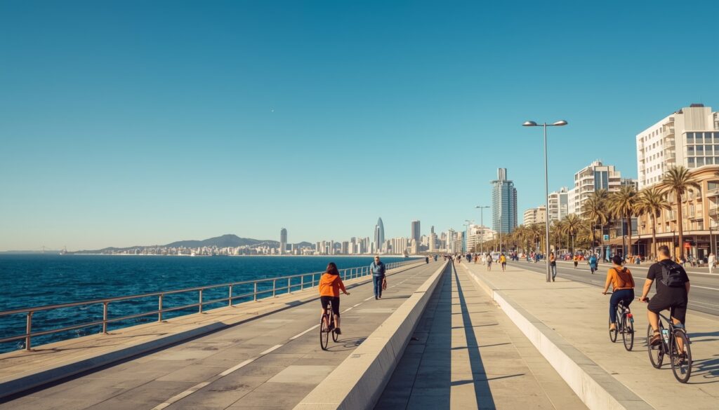 Montevidéu Uruguai orla cidade trabalhadores — destino mais procurado por brasileiros para trabalhar na América do Sul em 2026