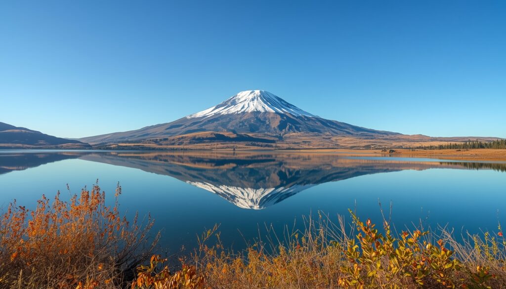 Vulcão Osorno coberto de neve às margens do Lago Llanquihue no roteiro pelo Chile em 10 dias