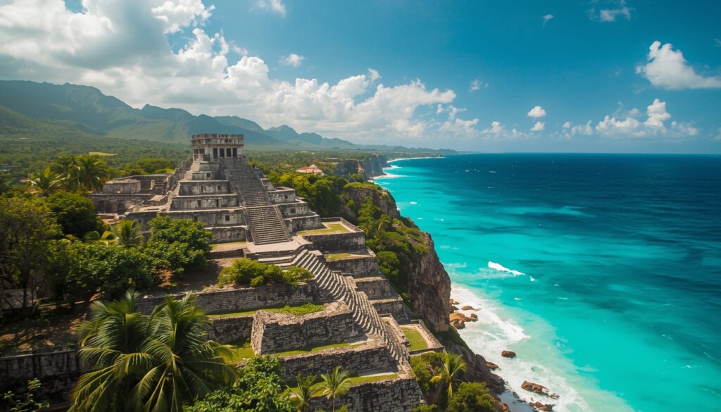 Tulum México com ruínas maias e mar caribenho — lugar romântico na América do Norte para casais em 2026