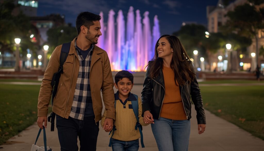 Família aproveitando o lazer em Lima, ilustrando se morar no Peru é bom em 2026.