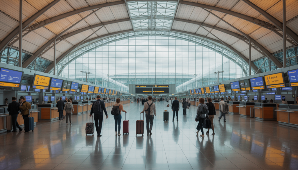 Aeroporto Internacional Sheremetyevo de Moscou — principal ponto de entrada para brasileiros que viajam à Rússia e precisam de seguro viagem com cobertura válida para o país em 2026