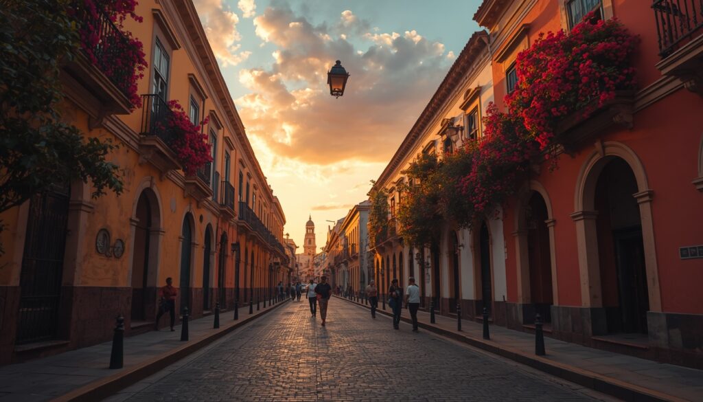 Centro histórico de Cartagena com casas coloridas e muralhas coloniais, opção para brasileiros que querem morar no Caribe colombiano