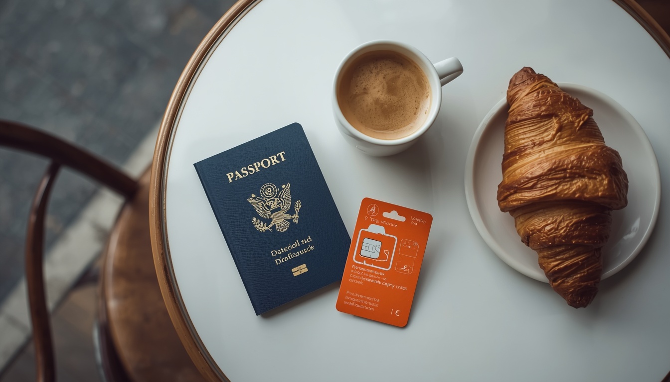 Chip físico local para ter internet na França comprado em loja em 2026