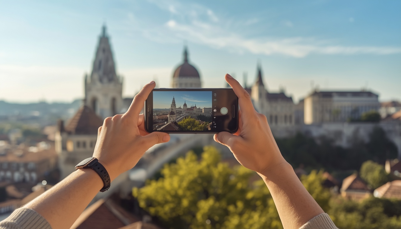Turismo em Budapeste com internet via eSIM em 2026 — conectado explorando a Hungria