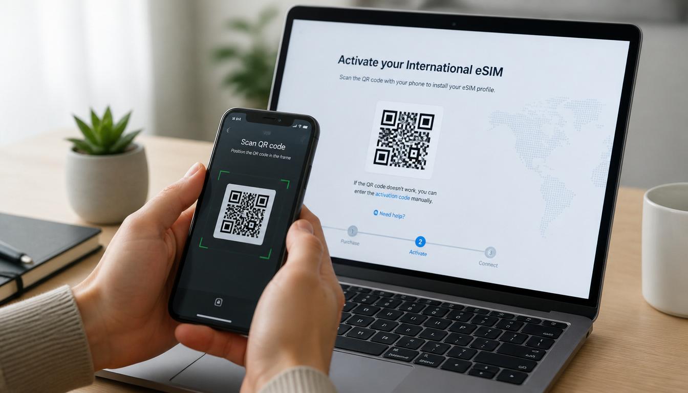 Ativação de eSIM para os Estados Unidos — como configurar chip internacional para internet nos EUA em 2026