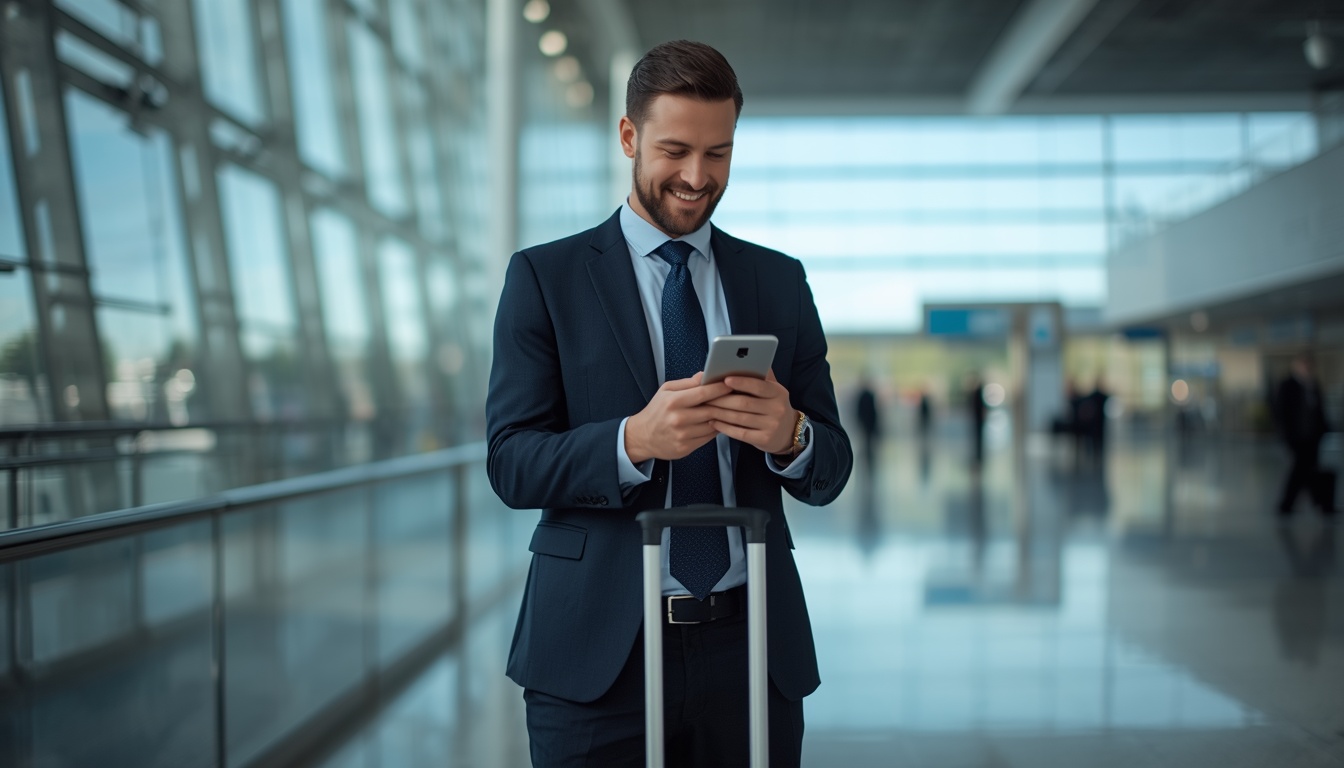 Turista brasileiro usando eSIM na Bélgica no aeroporto de Bruxelas no desembarque 2026