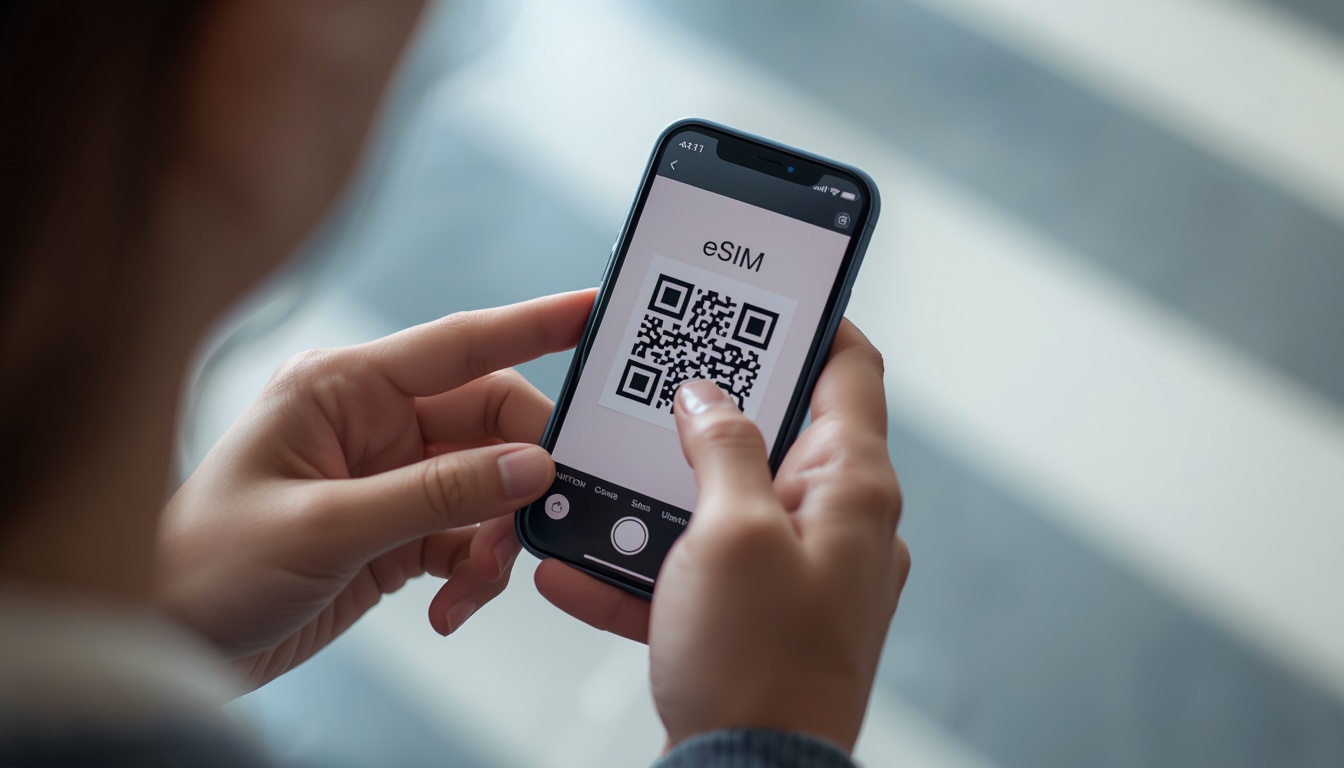 Ativação de eSIM para Bulgária via QR Code no celular antes de embarcar em 2026