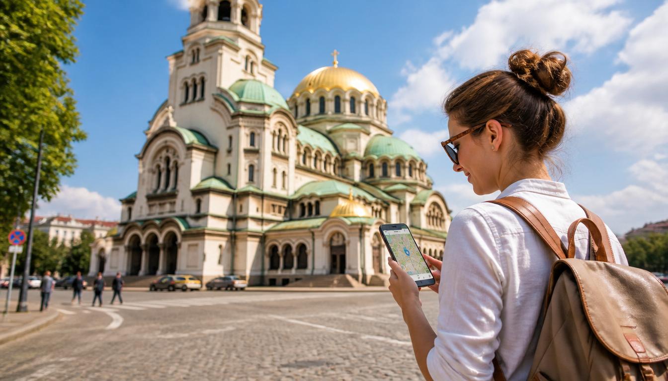 eSIM na Bulgária funcionando em Sofia com conexão 4G em 2026