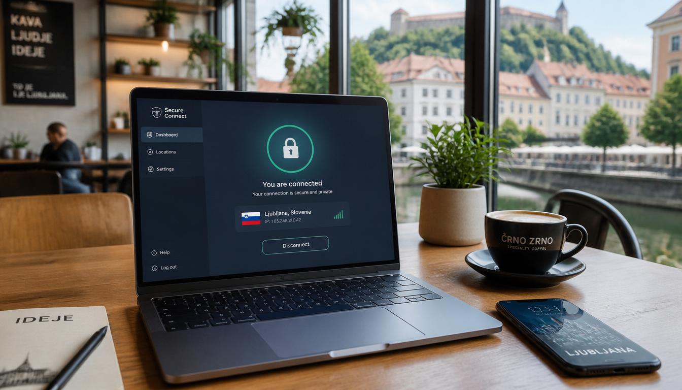 Comparativo entre eSIM seguro e Wi-Fi público na Eslovênia — segurança de dados para viajantes