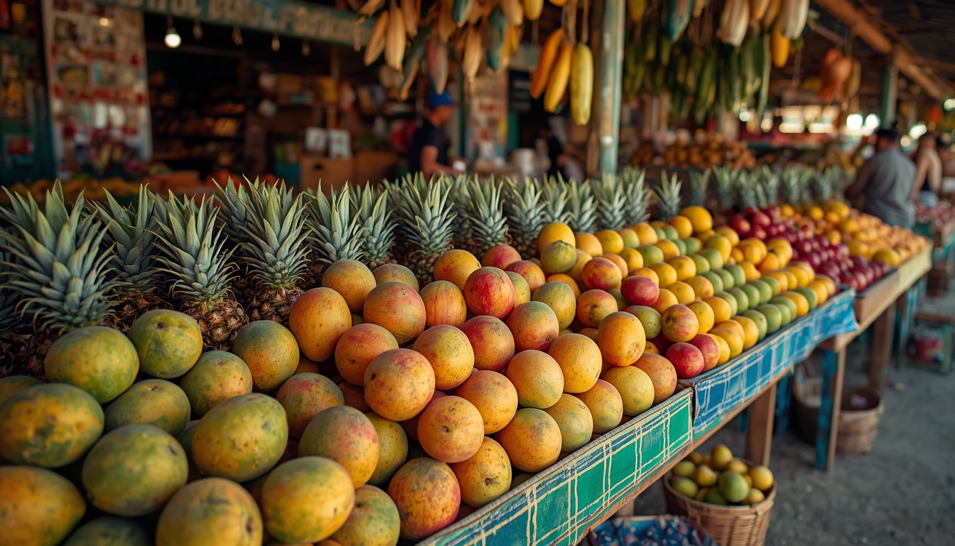 Morar na Costa Rica mercado de frutas e alimentação local 2026