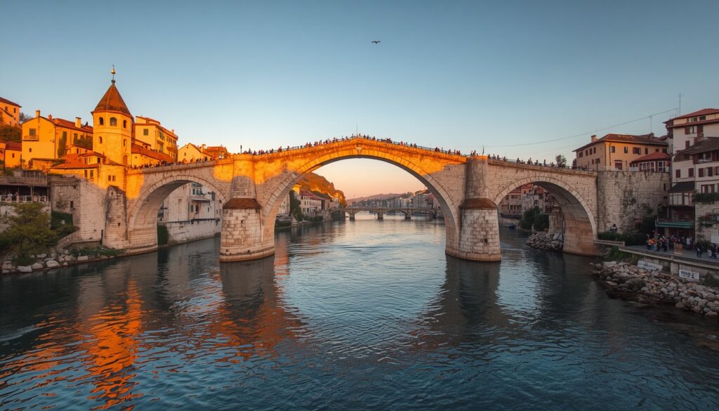 Seguro Viagem para Bósnia e Herzegovina 2026: Guia Completo Ponte Stari Most em Mostar, Bósnia e Herzegovina — guia completo de seguro viagem para brasileiros em 2026