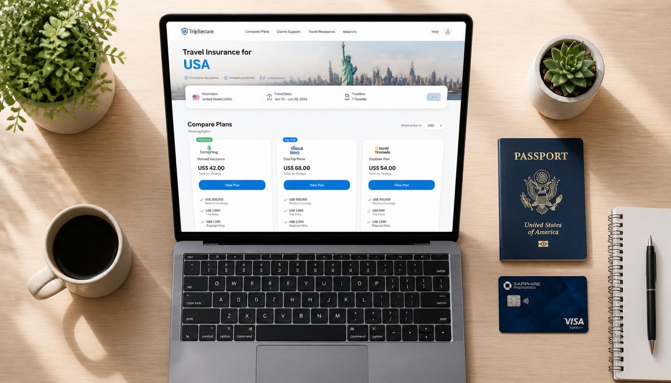Cotação online de seguro viagem para os Estados Unidos 2026 — como comparar e contratar