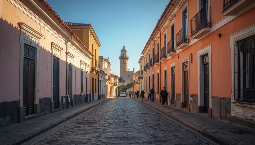 Ruas históricas de Colônia do Sacramento no Uruguai — Patrimônio Mundial da UNESCO e destino favorito de brasileiros que precisam do melhor seguro viagem Uruguai 2026