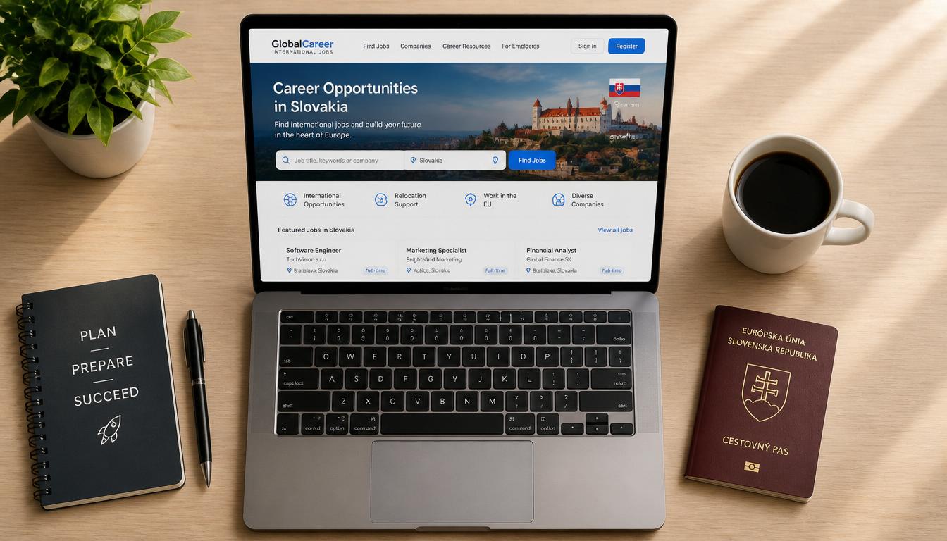 Planejamento de carreira internacional na Eslováquia para brasileiros em 2026