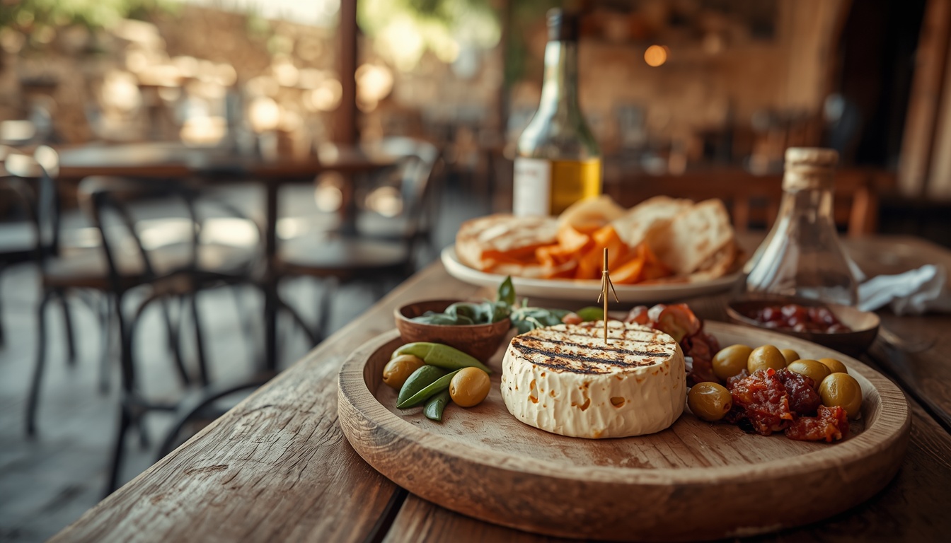 Viajar para o Chipre gastronomia local meze halloumi taverna 2026