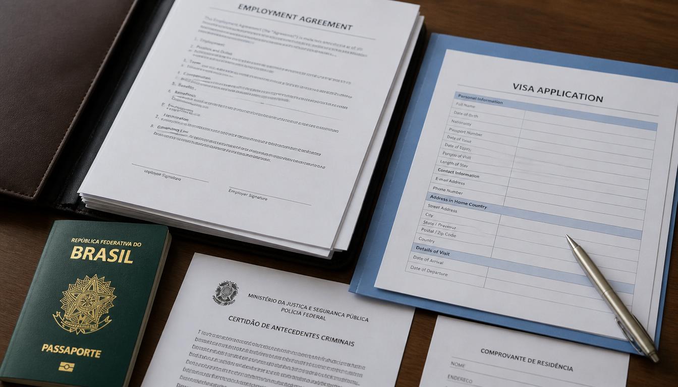 Visto de trabalho Equador documentos necessários para brasileiros 2026