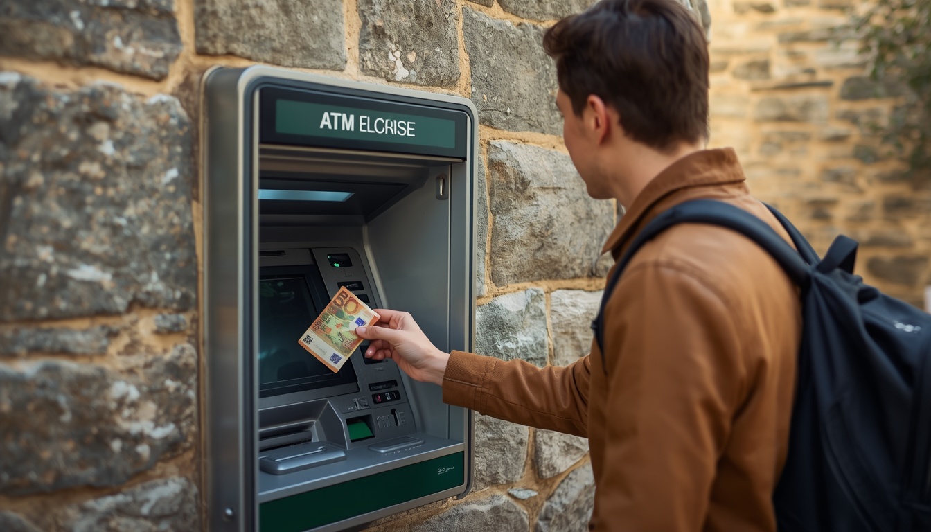 Saque de euro em caixa eletrônico em Andorra com cartão Wise internacional em 2026