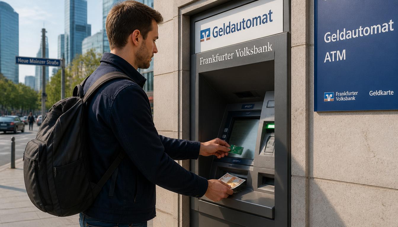 Caixa eletrônico Sparkasse na Alemanha para saque com cartão Wise 2026