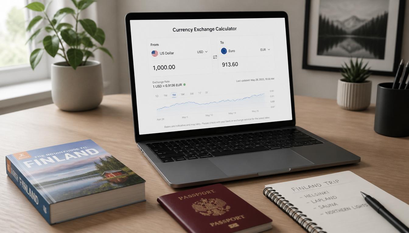 Planejamento financeiro para viagem à Finlândia com app Wise e cartão internacional em 2026
