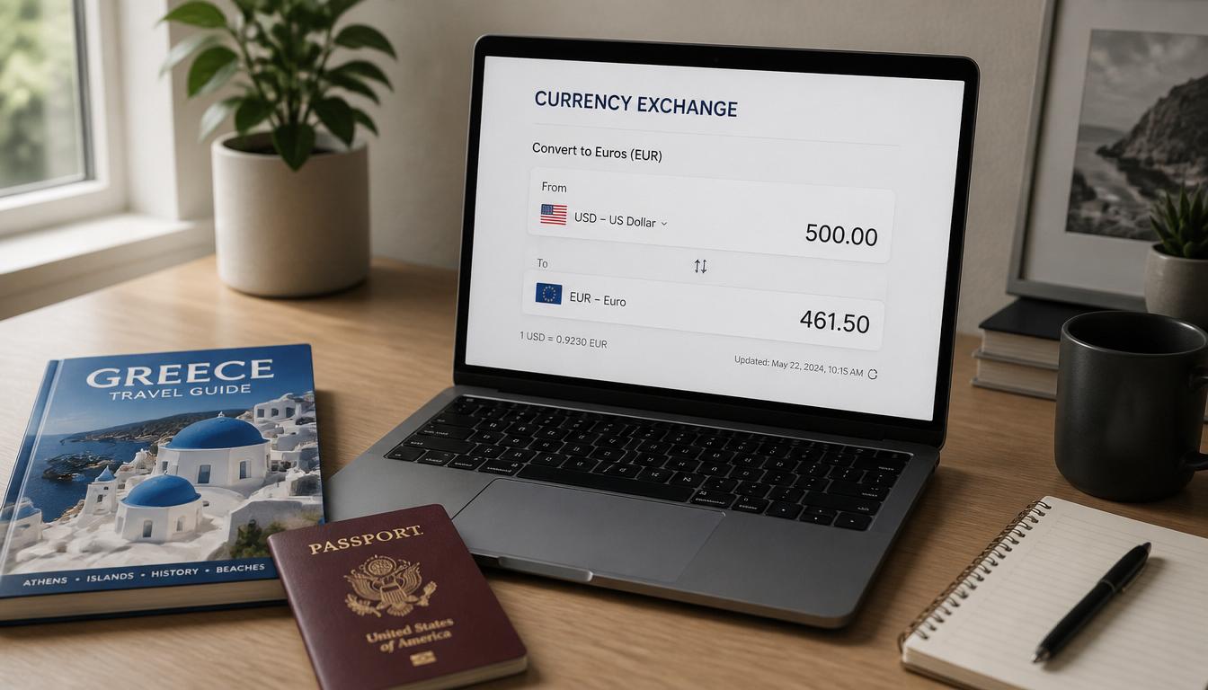 Planejamento financeiro para viagem à Grécia com Wise e câmbio em 2026