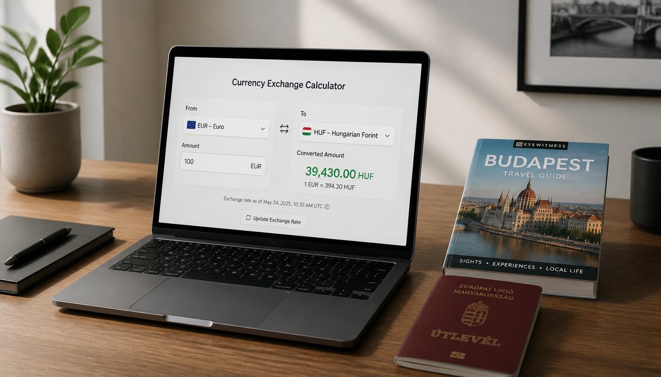 Planejamento financeiro e câmbio para viagem à Hungria em 2026 com conta Wise