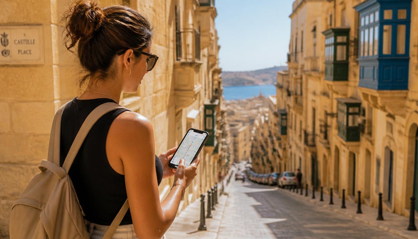 Mapa de cobertura de internet em Malta com eSIM para viajantes brasileiros 2026