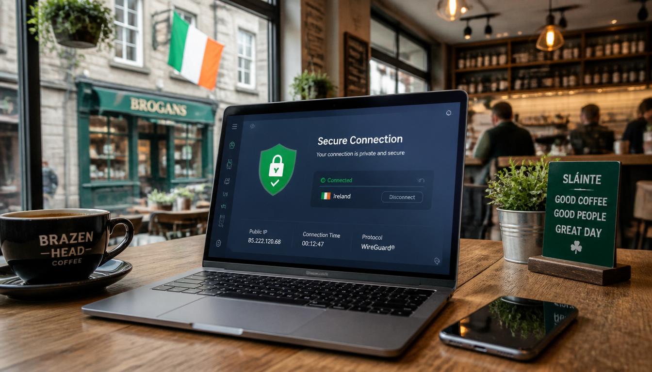 Wi-Fi público na Irlanda — riscos de segurança vs eSIM seguro para internet na Irlanda em 2026