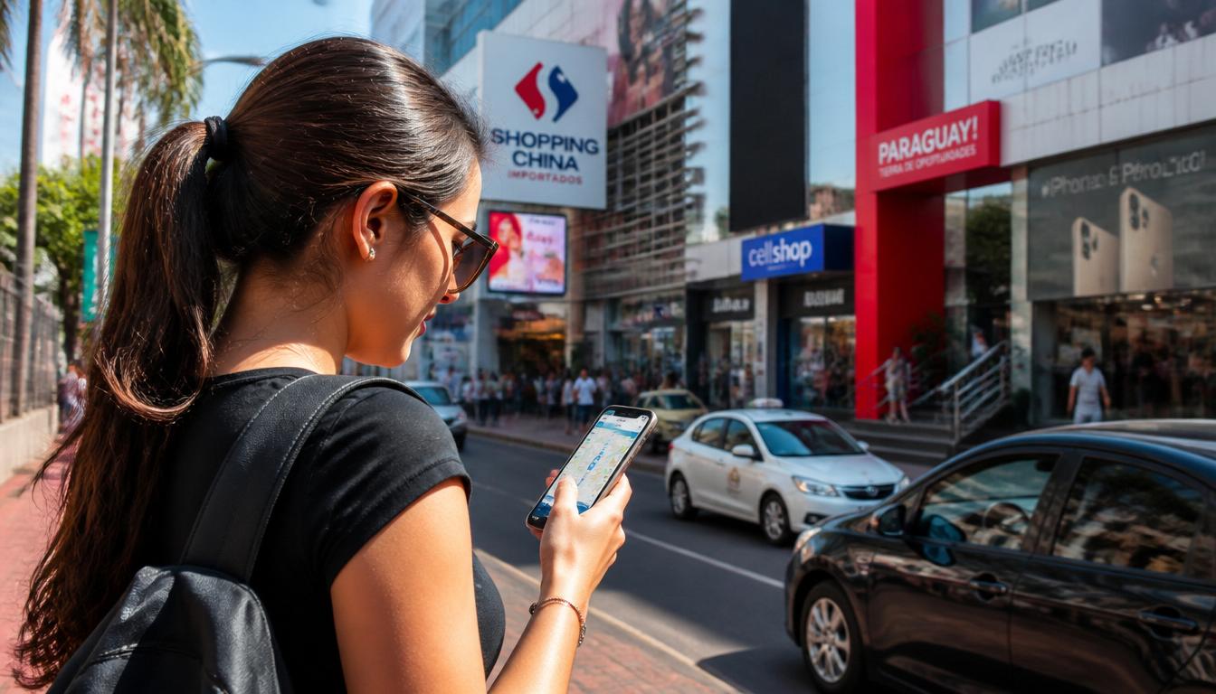 eSIM no Paraguai: cobertura e internet em 2026 Mapa do Paraguai com ícone de sinal de celular e eSIM ativo em 2026