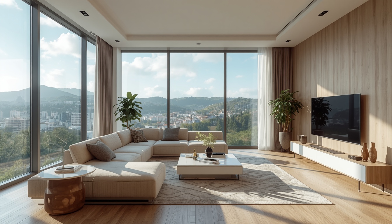 Apartamento para alugar em Skopje, Macedônia do Norte — interior moderno com vista para a cidade