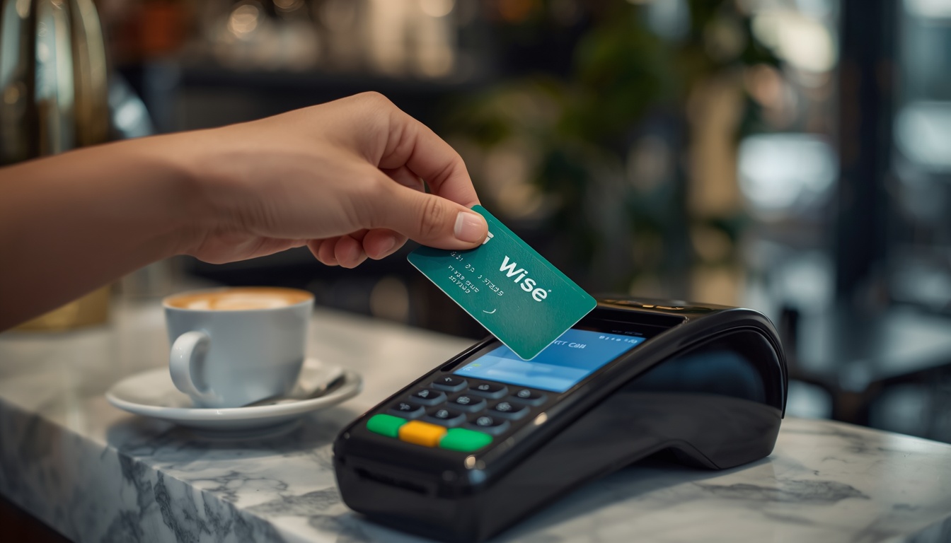 Turista usando Wise em Luxemburgo para pagamento com cartão em euros em 2026