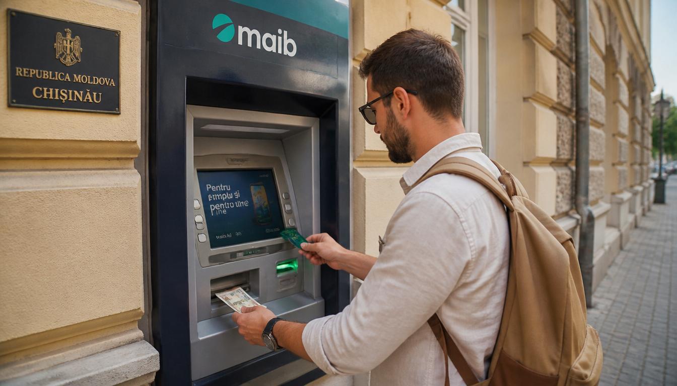 Saque com Wise em ATMs da Moldávia Wise na Moldávia: saque de leus moldavos em caixa eletrônico ATM em 2026