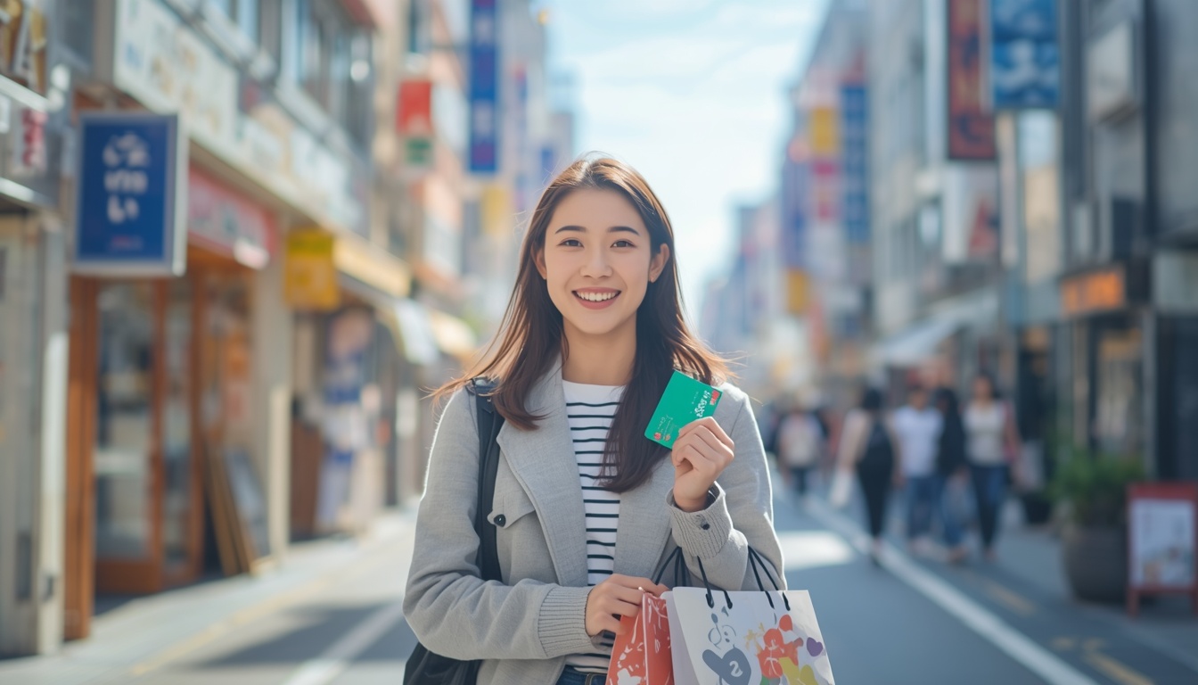Wise no Japão — compras e turismo em Osaka 2026 Wise no Japão: turista fazendo compras em Osaka com cartão internacional em 2026