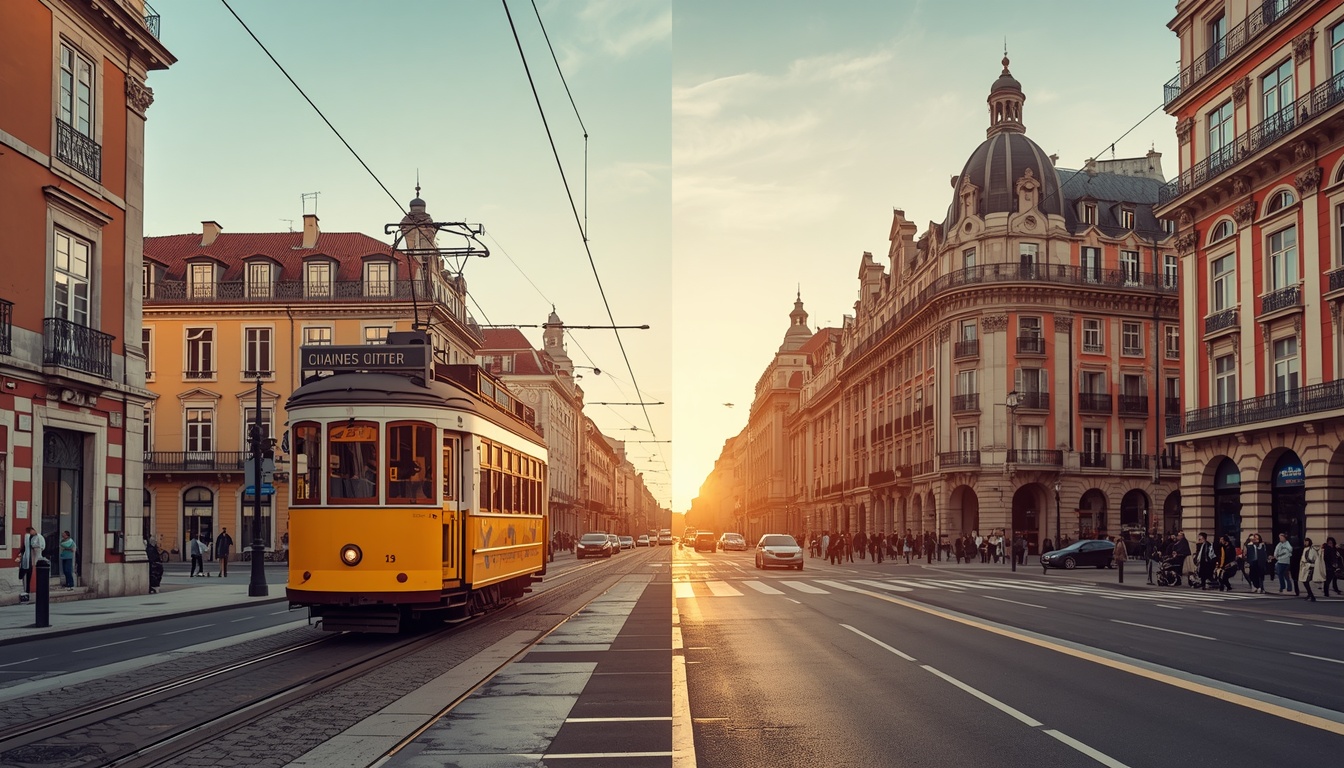 Portugal ou Espanha: qual escolher para morar em 2026 Comparativo visual entre Portugal e Espanha para morar em 2026