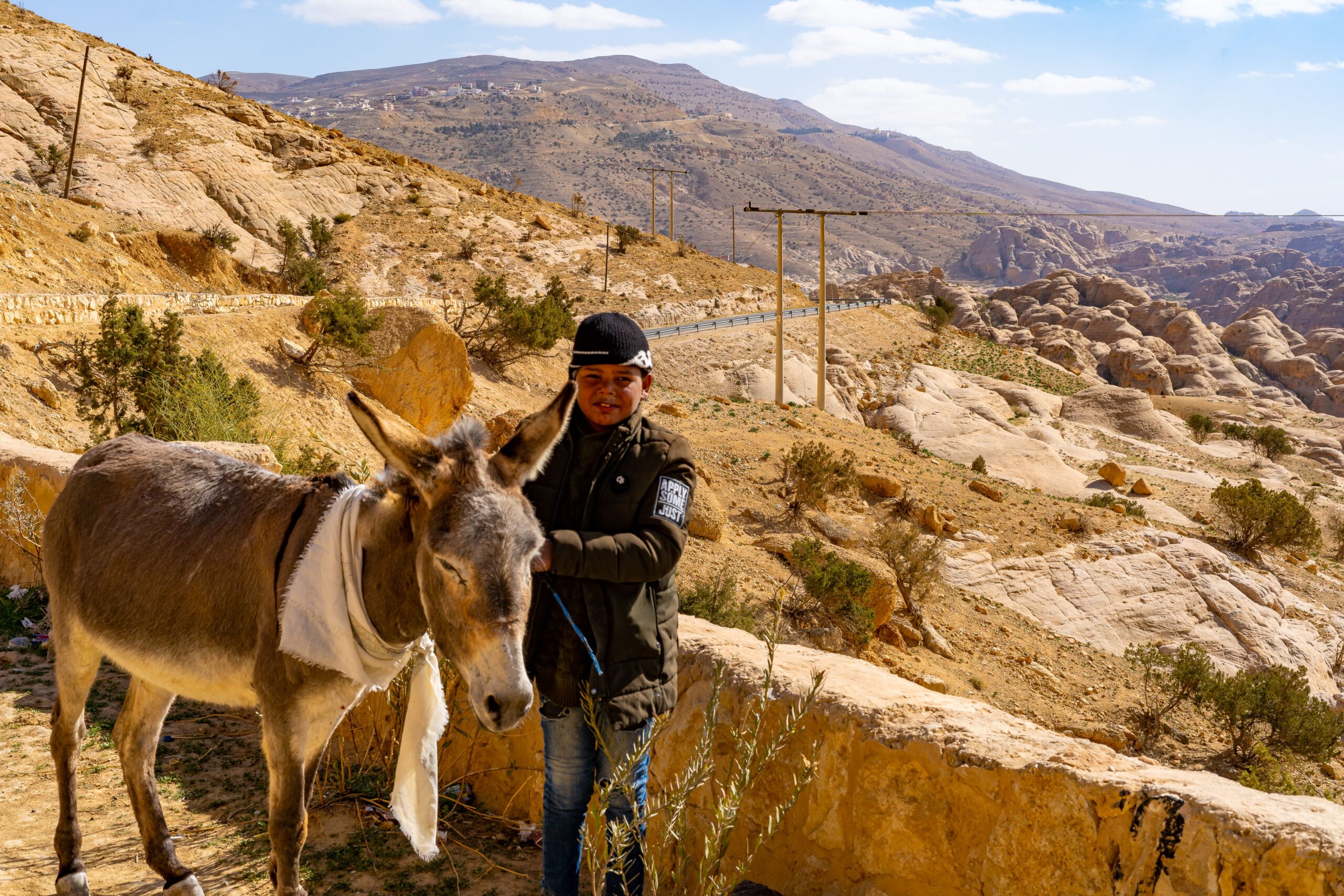 Ruínas romanas de Jerash na Jordânia